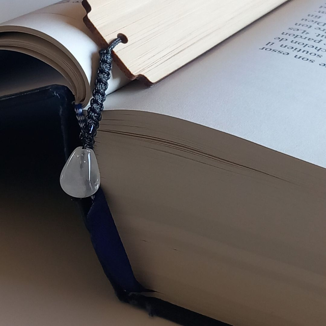 Marque-pages en Cristal de roche