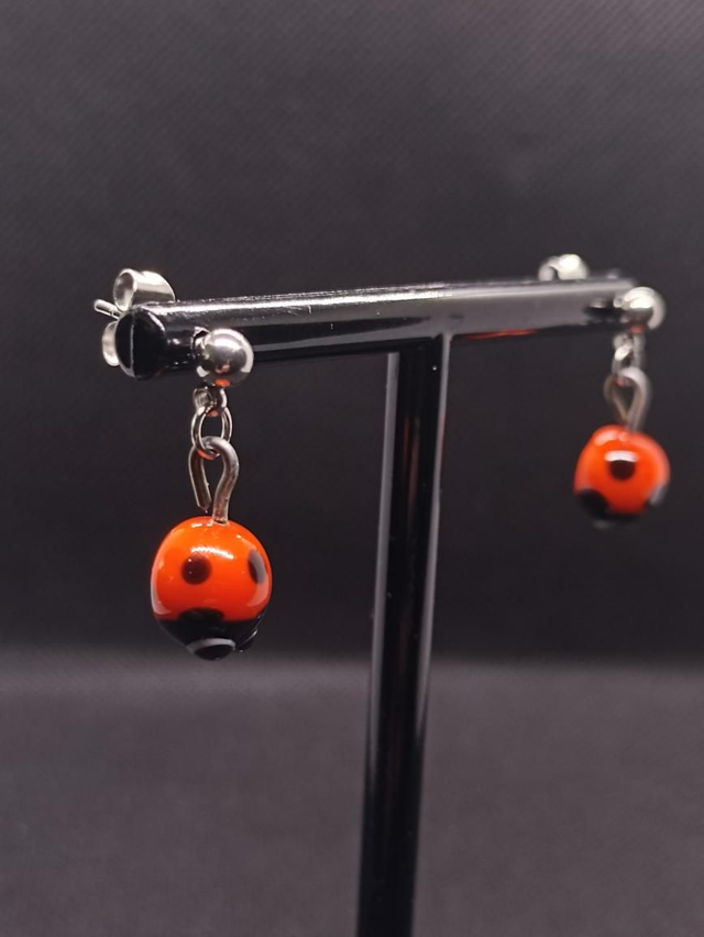 Boucles d&#039;oreilles Coccinelle 