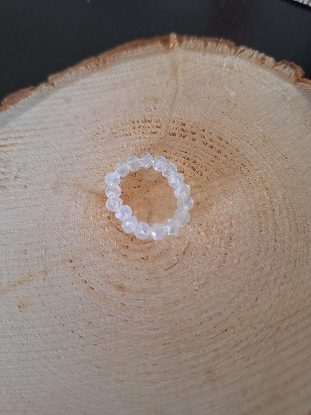 Stech Ring Glasperlen 