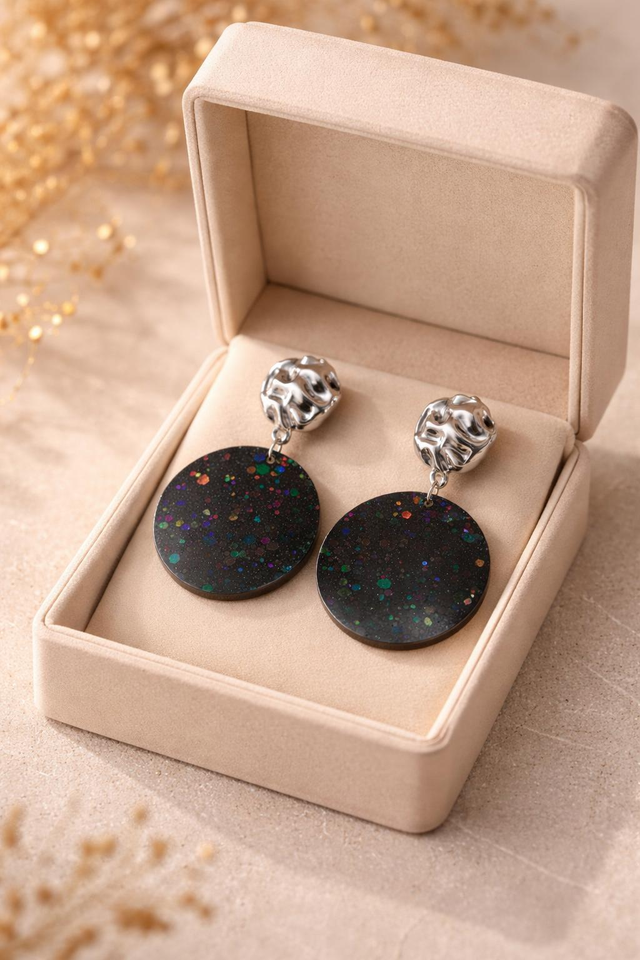 Boucles sphère - Collection Dark blue