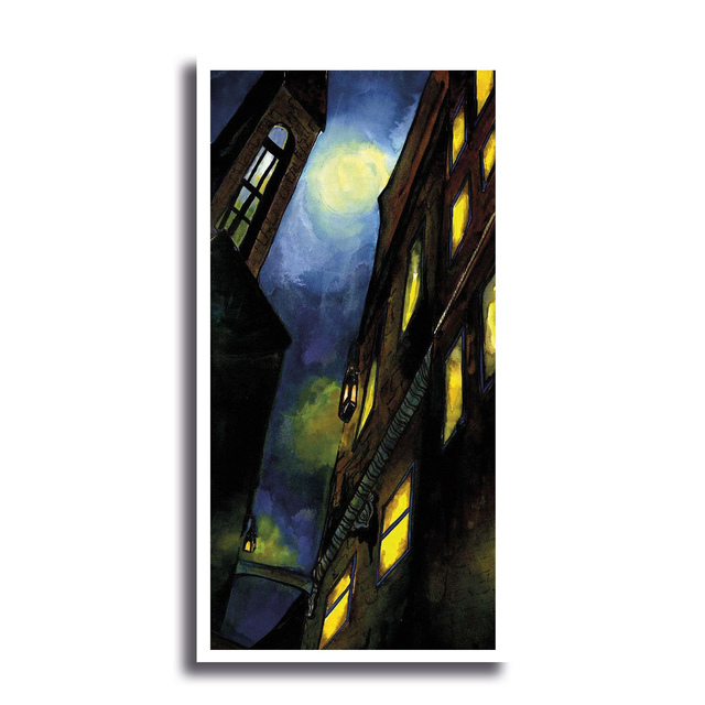 Carte Le Village 19,5 x 10 cm