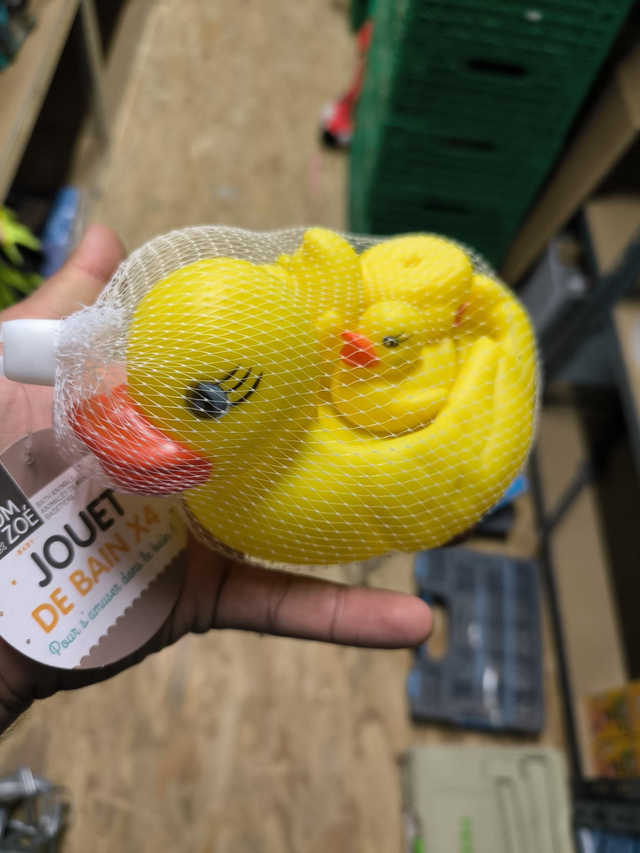 JOUETS DE BAIN CANARD X4
