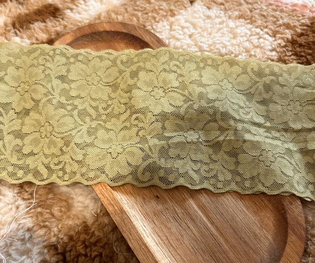 Bandeau Dentelle Vert Large