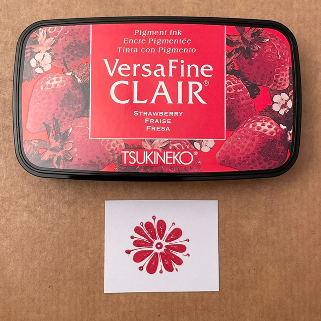 Versa Fine Clair Stempelkissen STRAWBERRY 