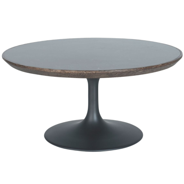 Table basse pierre bleu