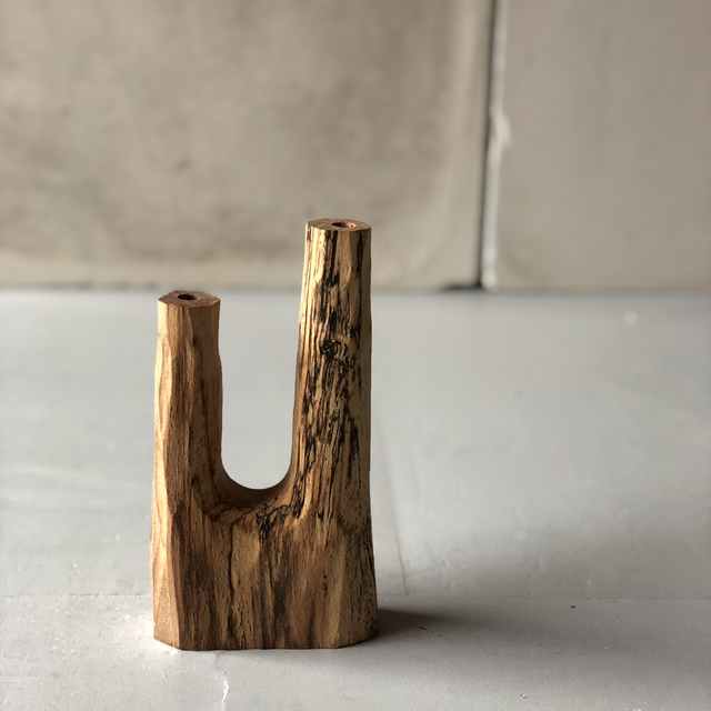 Double soliflore en hêtre 