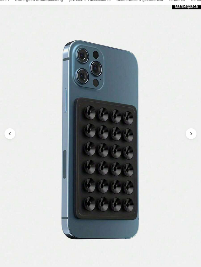 Siliconen zuignap hoesje