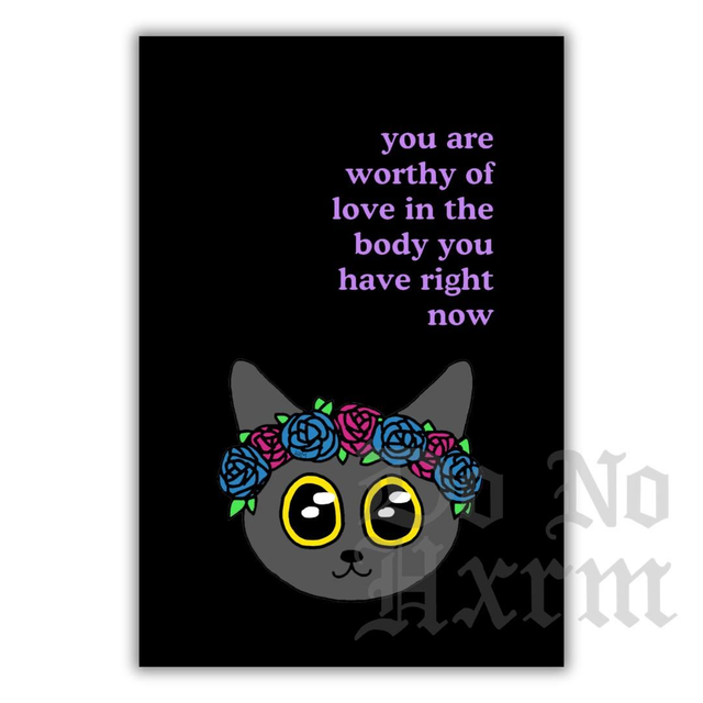 You Are Worthy Art Print (6x4)