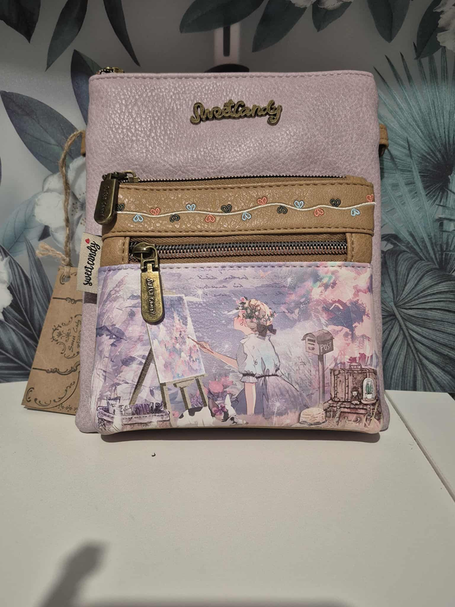 Sac à bandoulière mobile Sweet Candy avec 2 poches avant
