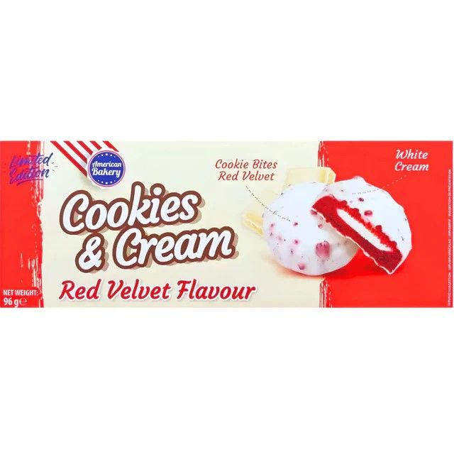 American Bakery Cookies & Cream Red Velvet 96g