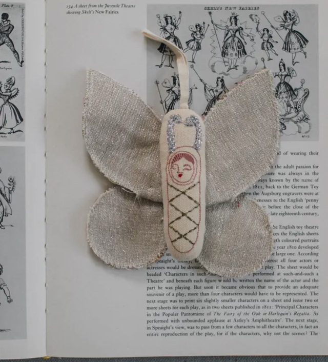 Sleepy Moth Hanging Decoration