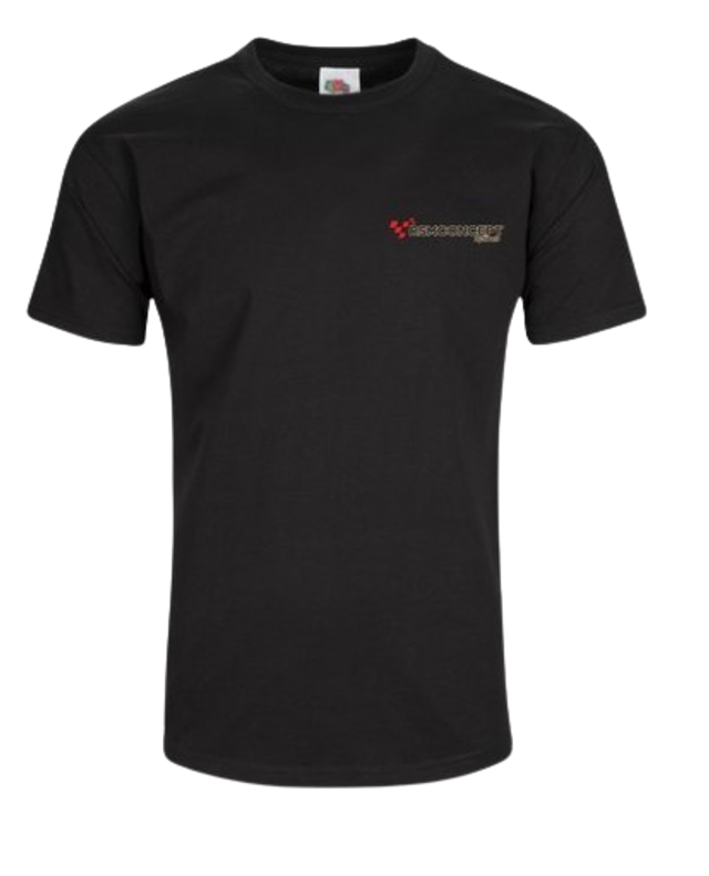 T-Shirt noir logo Or 