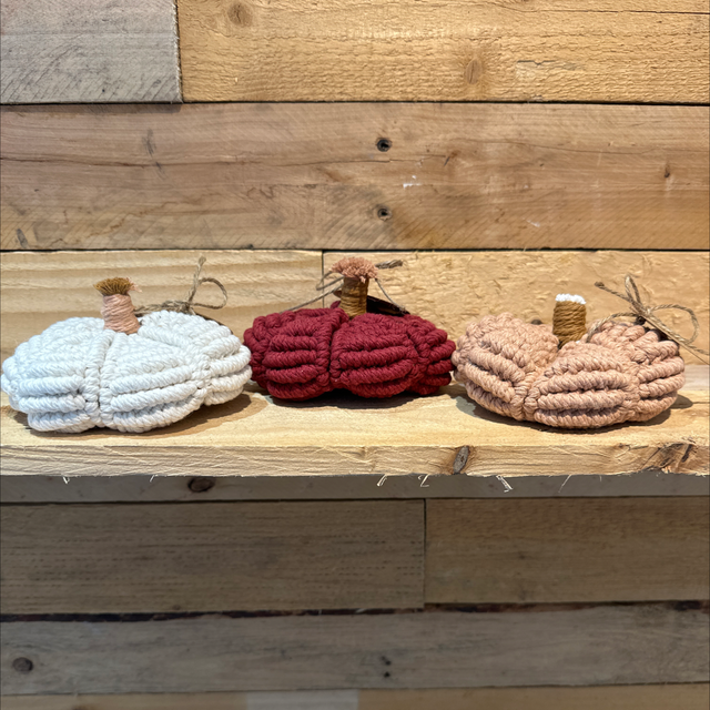 Macrame Pumpkin 