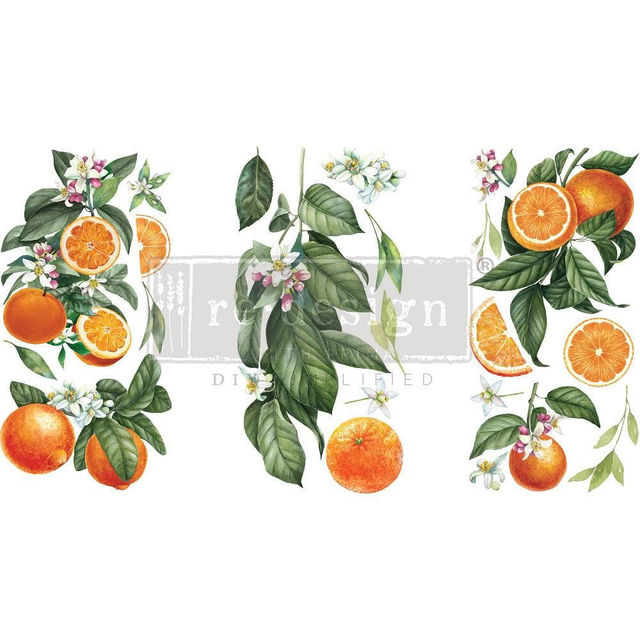 6x12 Re-design Decor Transfer - Citrus Slice