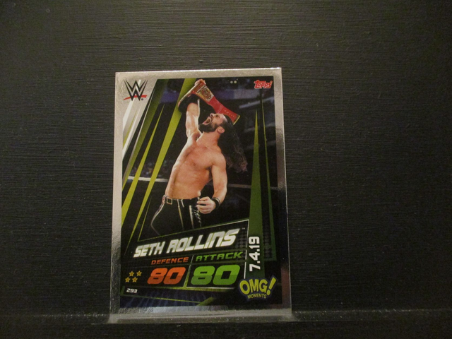 Seth Rollins - OMG! Moments Slam Attax Universe Original Trading Card #293