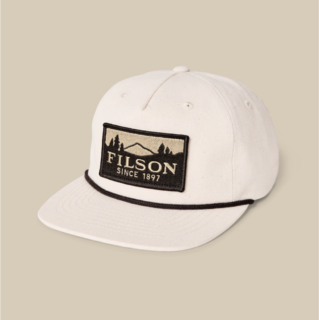 Filson Scenic Trucker Cap Natural Brown 