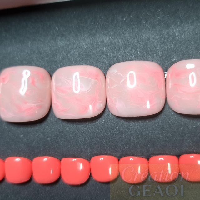 Corail boo marble little pieds