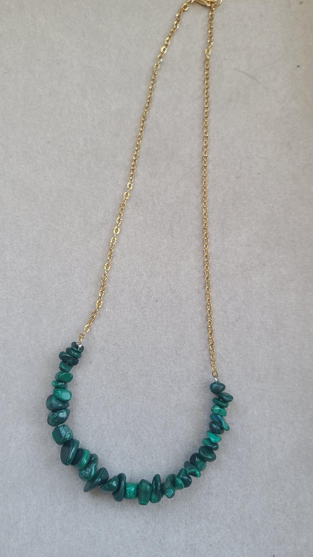 Collier malachite