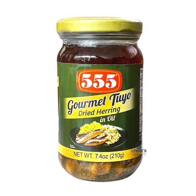 555 Gourmet Tuyo Dried Herring In Oil 210g