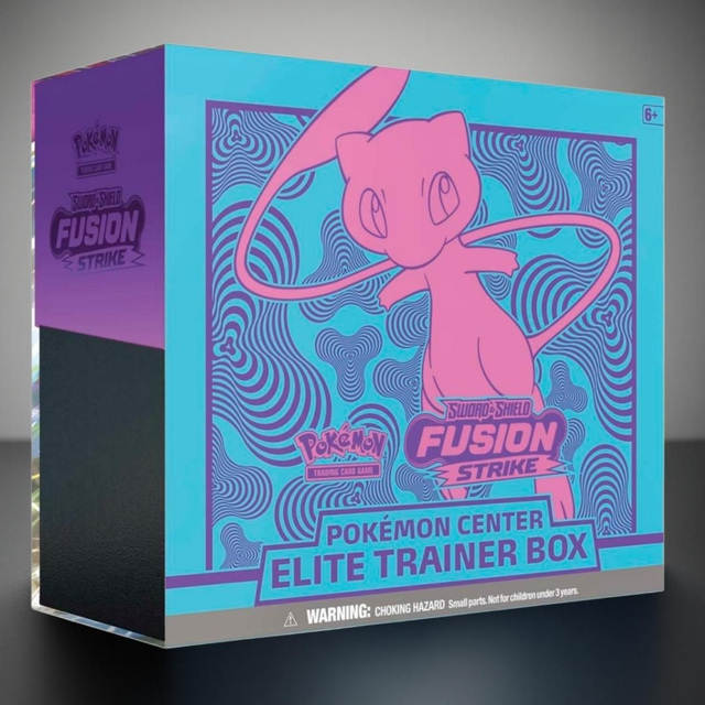 Fusión Strike Pokemon center Élite Trainer Box.