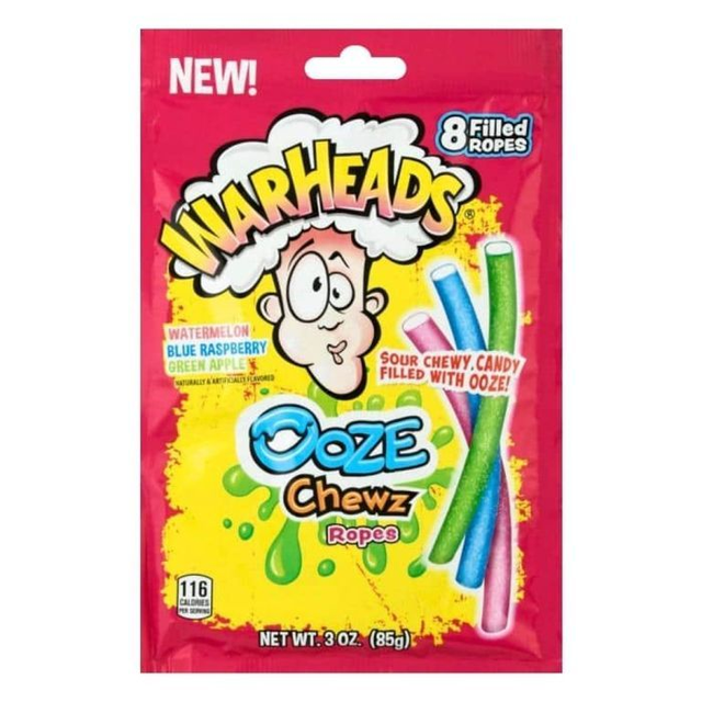 Warheads Ooze Chews Ropes 85g