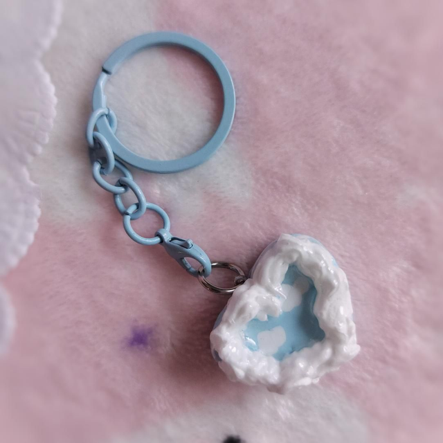 Porte clés cloud cake ☁️