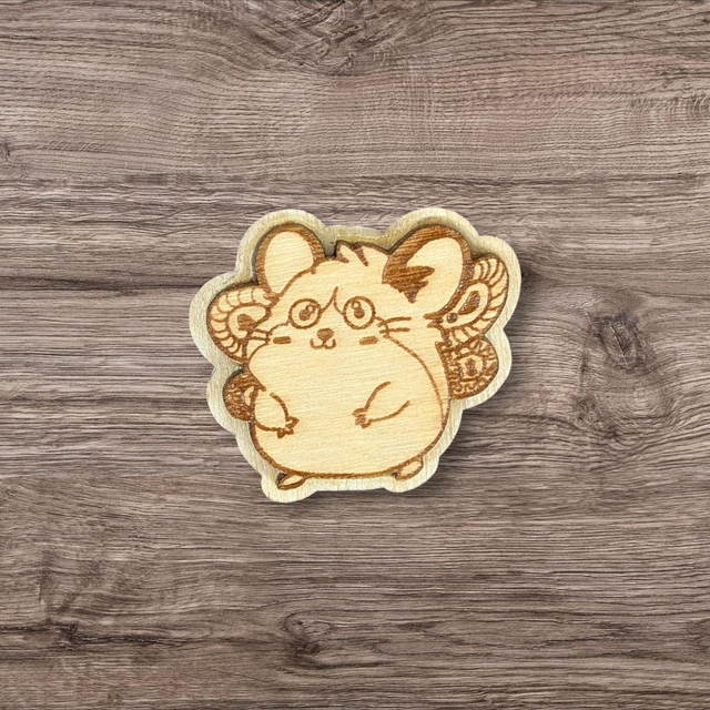 Pin's souriceau magique 