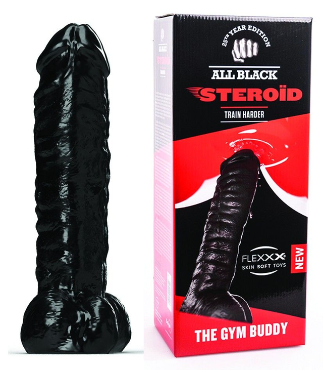 ALL BLACK STEROID The Gym Buddy Black