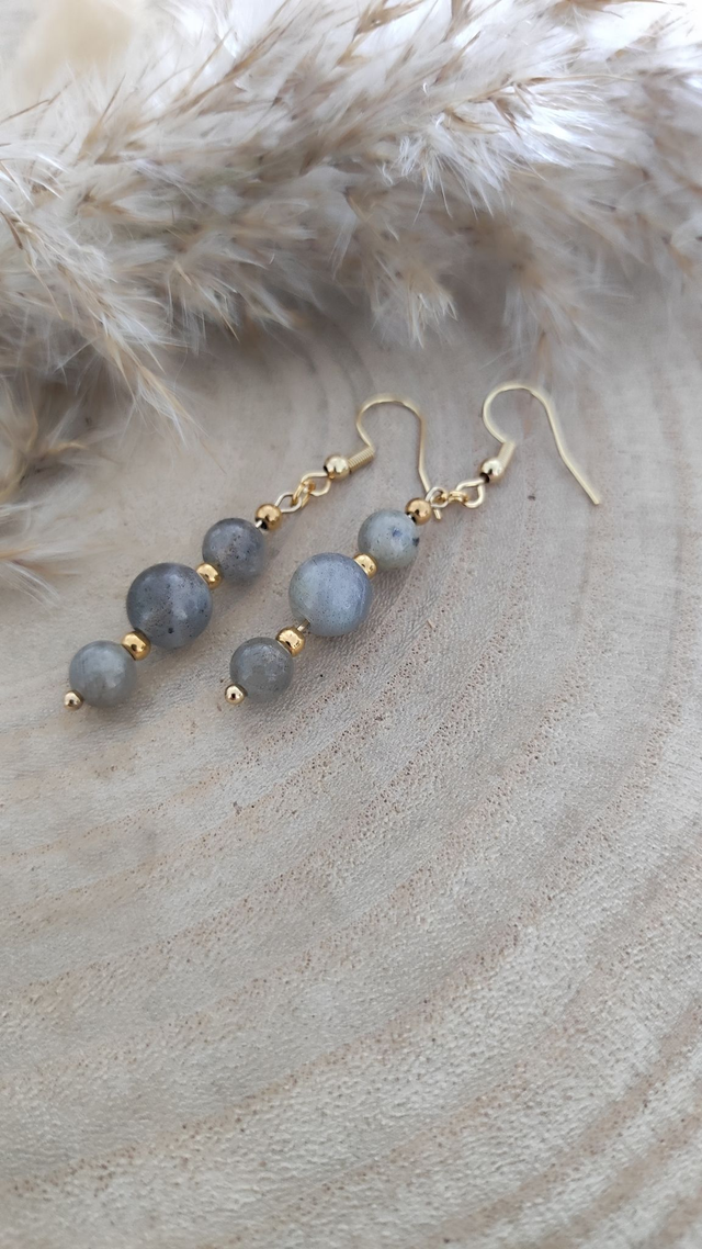 Boucles d'oreilles Labradorite