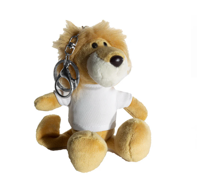 Personalised Keychain/Bag Tag - Plush Lion
