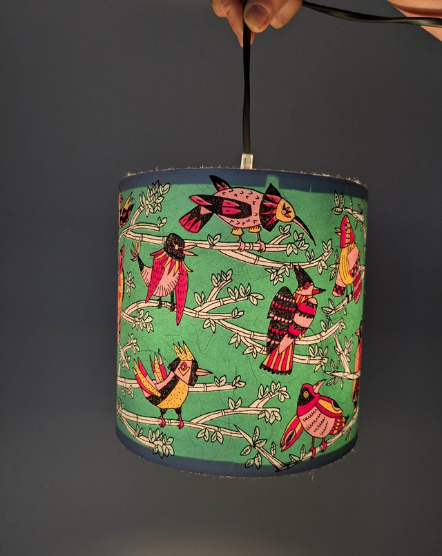 Suspension "Oiseaux" Vert