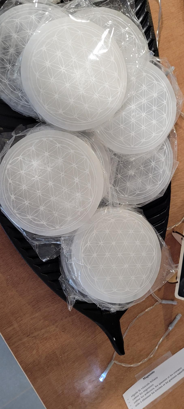 Fleur de vie sélénite