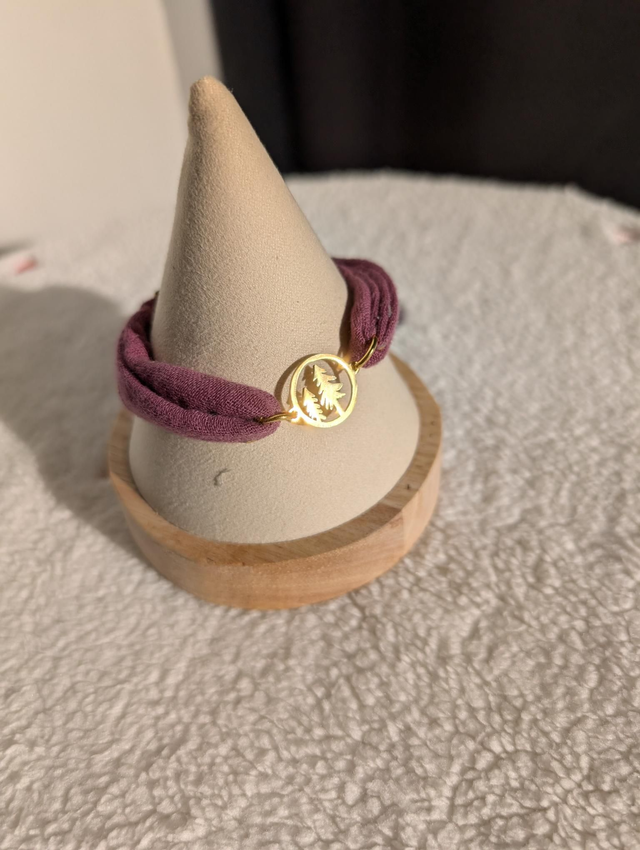 Bracelet forêt bordeaux 