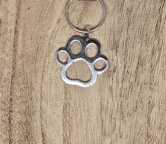 Collar Tag - Paw Metall - 