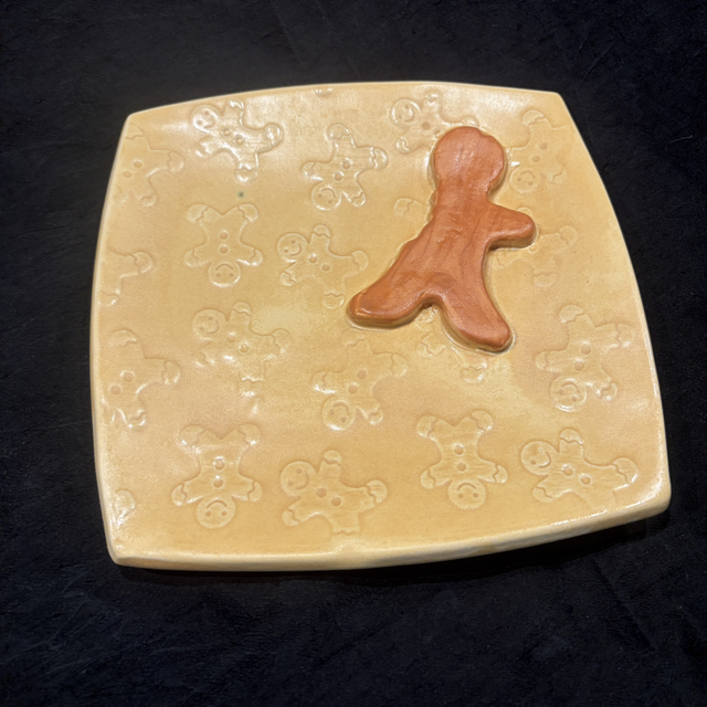 Gingerbread Square Plate