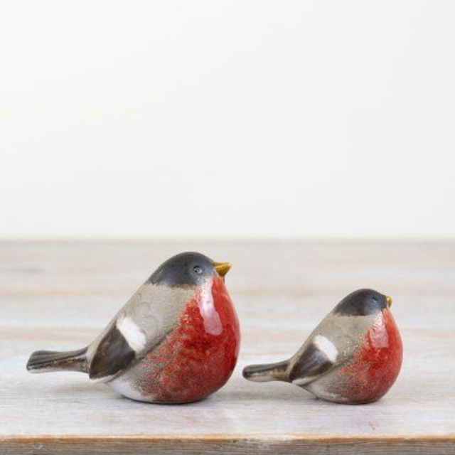 Red Robin Ornament – British Bird Christmas & Winter Decoration 10.6cm