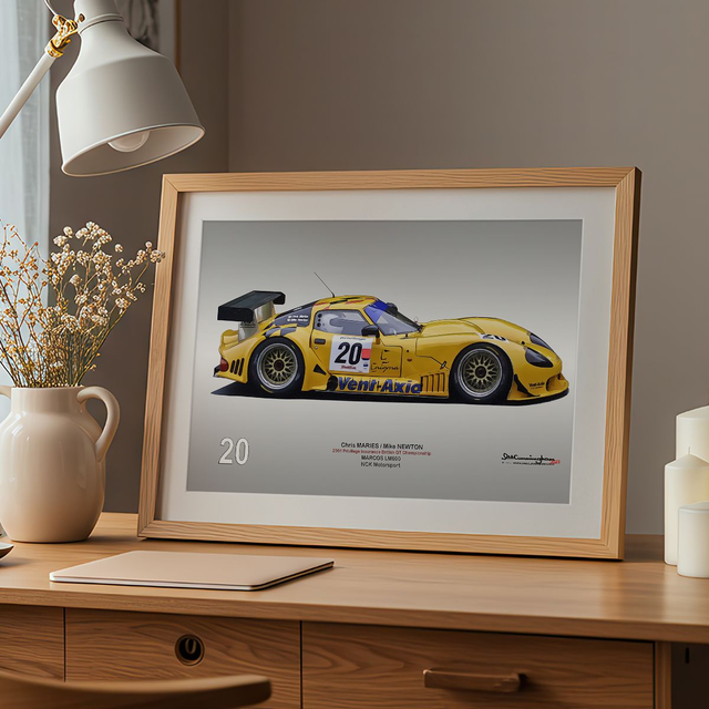 C231002 MARCOS LM600 British GT 2001 NCK Motorsport #20 BrandsHatch