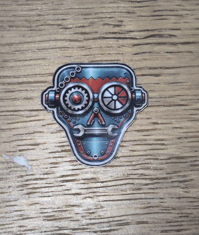 Sticker Frankenbike bleu