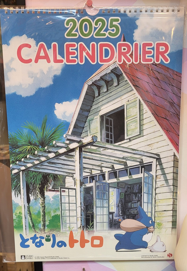 Calendrier TOTORO 2025