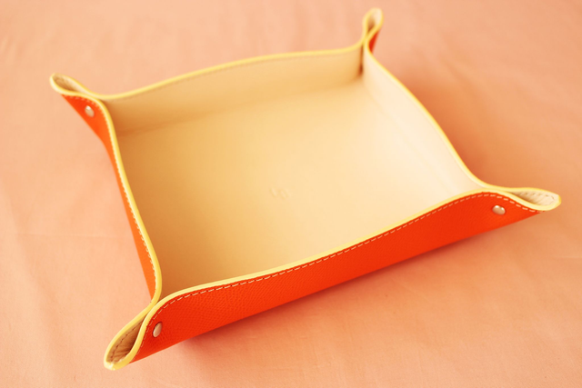 Vide Poche - Orange&amp;Crème