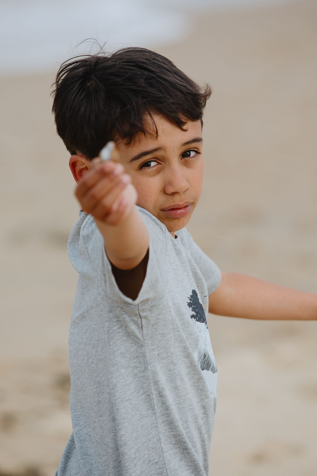 DUNE - T-SHIRT ENFANT GRIS