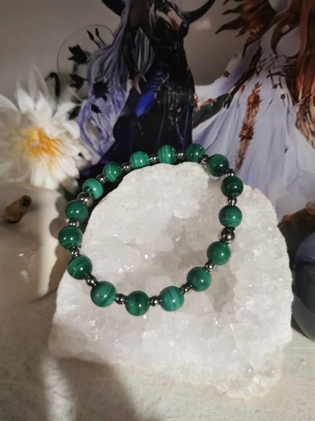 Bracelet Malachite Collection Vibrations Naturelles