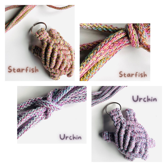 Handmade Macrame Sea Turtle Stand-Alone Style