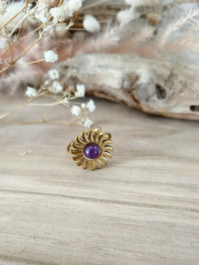 Bague Soleil Améthyste