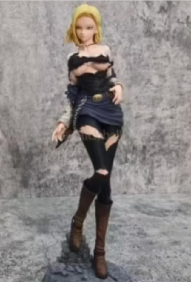 Dragonball Z figuur Lazuli / Android 18 sexy zwart (30cm)