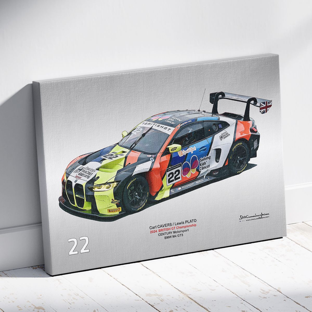 C240902 BMW M4 GT3 British GT 24 CenturyMotorsport #22