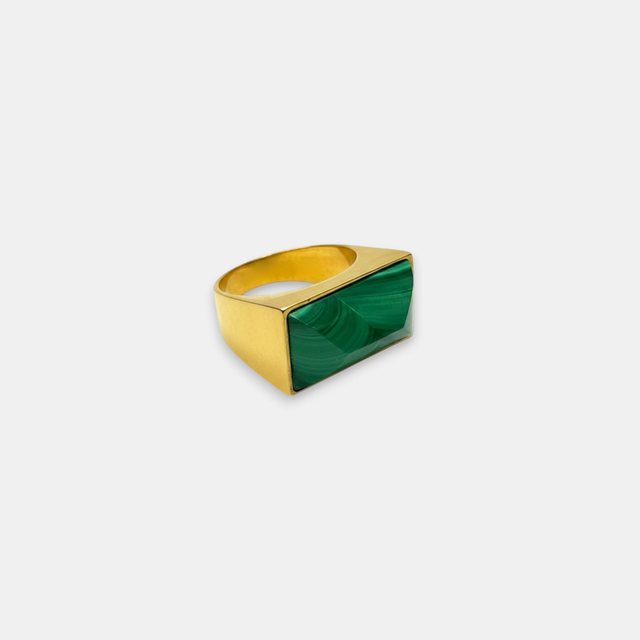 Bague malachite - DAFINA