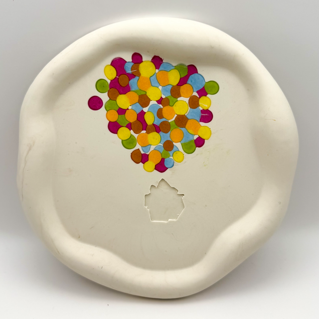 Plateau en jesmonite - inspiration Là-Haut