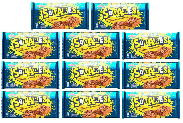 Kellogg's Rice Krispies Squares Curious Caramel & Chocolate Snack Bars