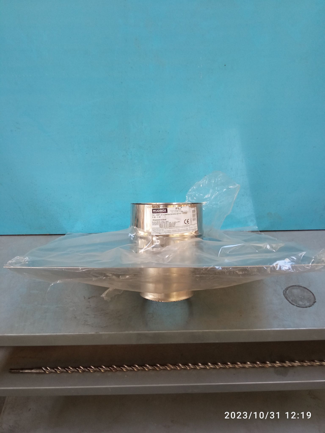 PLA - Adaptateur boisseau N°6 300 x 400 D100 INOX - 2PLAADA61003040 